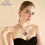 Chain Vintage Pearl Pendant Necklace Jewelry