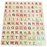 Children Learning Alphabet Wood Chips Safe Friendly Diy Handmade Wood Slices