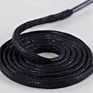 Chinber Cotton Waxed Leather Shoes Laces round Sneaker Shoelace String