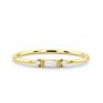 Choose Your Color Baguette and round Stones Ring Bar Set Rings Jewelry Women Rings for Women