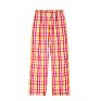 Christmas Family Sleep Bottom Lounge Wear Red Plaid Flannel Kids Girls Pajama Pants