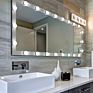 Christmas Gift for Girls Hollywood Style Led 3 Color Light Full Body Length Dressing Makeup Vanity Mirror with Light Bulbs