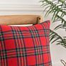 Plaid Throw Pillow Covers