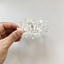Church Candle Holder Clear Crystal Tealight Holder Crystal Lotus Candle Holder