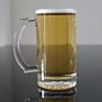 Classic Clear 16Oz Pint Glasses Beer Mugs Drinking Beer Steins Glass Cups with Handle