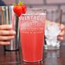 Classic Design Beer Water Juice Drinking Glass with Decals for Beer Drinking Beer Glass 500Ml