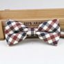 Classical Men's Bow Tie Plaid Striped Flexible Bowtie Smooth Necktie Soft Matte Butterfly Decorative Pattern Color Ties