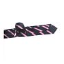 Classical Silk Tie Black White Stripe 7.5Cm Necktie for Men Business