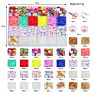Clay Beads Kit for Bracelets Making Colorful Beads Earring Necklace Diy Jewelry Set Craft Gift 24 Grids Diy Jewelry Making Set