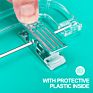 Clear Plastic Hanger for Pant Skirt with Clips