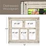 Collage Picture Frames from Rustic Distressed Wood Holds Five 4X6 Photos Ready to Hang or Use Tabletop Farmhouse Reclaimed Wood