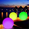 Color Change 40/60Cm Outdoor Glitter Led Beach Ball with Remote Control