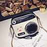 Color Matching Camera Female Mini Shoulder Bag Wide Shoulder Strap Messenger Handbag for Women