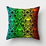 Colorful Crayon Sense Ripple Vortex Colorful Creative Cushion Peach Skin Pillowcase