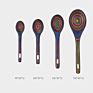 Colorful Wood Measuring Spoon Color Wood Measuring Spoon Set of 4 Pieces Small Measuring Spoon