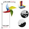 Colors Mixed Pinwheels Party Favors Plastic Toy Pinwheels Educational Wind Spinners Outdoor Decoration Pinwheels Gifts for Kids
