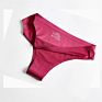 Comfortable Ladies Traceless Seamless Panties Ice Silk Lingerie Underwear Thongs