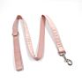 Competitive Price Bow Tie Attractive Design Adjustable Metal Buckle Dog Pink Leash Velvet Set and Collar Luxury
