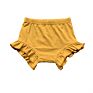 Cotton Bummies Baby Girls Ruffle Solid Bummie Toddlers Short Bloomers