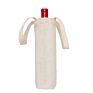Cotton Canvas Tote Recycling Single Bottle Wine Bag