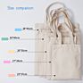 Cotton Tote Bags Print Foldable Shopping Simple Plain Standard Size Blank Heavy Duty Organic Canvas 18 Oz Customize Logo