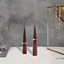 Creative Design Wood Ring Holder Jewelry Display Cone Ring Holders Wooden