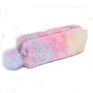 Creative Girls Colorful Cute Fur Pencil Bag School Pencil Case