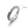 Creative Silver Sphere-Ring Foldable Ball Complex Rotating Cosmic Finger Astronomical Ring for Men