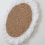 Creative Simple Pure Hand-Woven Coasters Decorative Wall Woven Cushion