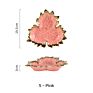 Creative Unique Maple Leaf Shape Salad Fruit Dessert Plate Ceramic Serving Plate For
