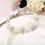 Crystal Faux Pearl Bracelet for Lady Classic Simple Design Bracelets for Women
