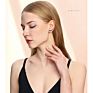 Cubic Zirconia Cz Hypoallergenic Piercing Hoop Earrings S925 Sterling Silver Crawler Earring Cuff Climber Earrings