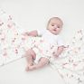 Customised White Designers Comfort Warm Quilt 4 Pack Bamboo Organic Cotton Baby Muslin Wrap Swaddle Blankets