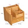 Customizable Wooden Cosmetic Organizer with Storage Drawer Other Office Desk Organizer