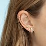 Customize Jewelry Cz Long Chain Ear Cuff Studs Delicate Earring Designs
