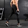 Customized Men Polyester Fitness Compression Pants Mens Sports Running Leggings with Gym Shorts 2 in 1