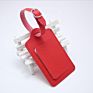 Customized Pu Leather Luggage Label Pvc Wedding Luggage Tag with Name and Address