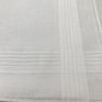 Customized Size 100% Cotton Pocket Hankie /Men's Handkerchiefs with Satin Cotton Full White Handkerchief