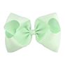 Cute 8 Inch Grosgrain Solid Color Bowknot Hair Bows with Clips Handmade Price Kid Girls Hair Accessories