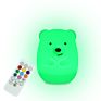 Cute Bear Touch Control 7 Color Change Portable Sensor Led Bedroom Night Light