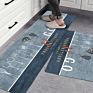 Cute Cartoon Sucking Water and Oil Kitchen Mats Kitchen anti Slip Mat Home Stain Resistance Kitchen Floor Mat Waterproof