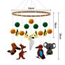 Cute Koala Color Animal Felt Handmade Crafts Crib Baby Mobile Felt Mobile Hanging Nursery
