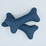 Denim Dog Bone Birthday Toy Personalized Pet Dog Puppy Stuffed Bone Toys Birthday Gift for Pets Cat