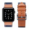 Denim Leather Bracelet Strap for Apple Watch Band 38 40 42 44 41Mm 45Mm Wristband for Iwatch Series 7 6 5 4 3 2 Se Accessories