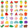 Design Animal-Shaped Fidget Toy Rainbow Push Bubbles Fidget Sensory Toy Silicone Sensory Educational Toy