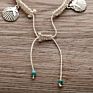 Design Fancy Anklet Metal Starfish, Shells, Waves Barefoot Sandals Foot Jewelry Anklet