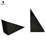 Design Holder Customizable Marble Bookends Triangular Stand Holder for Desktop