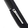 Design Men's Folding Pocket Plastic Black Beard Comb