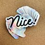 Die Cut Vinyl Logo Holodgraphic Paper Adhesive Sticker Label