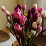 Direct 5 Heads Silk Tulip 100Cm Artificial Tulip Flower for Home Decoration